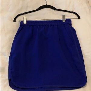 Jcrew royal Blue mini skirt